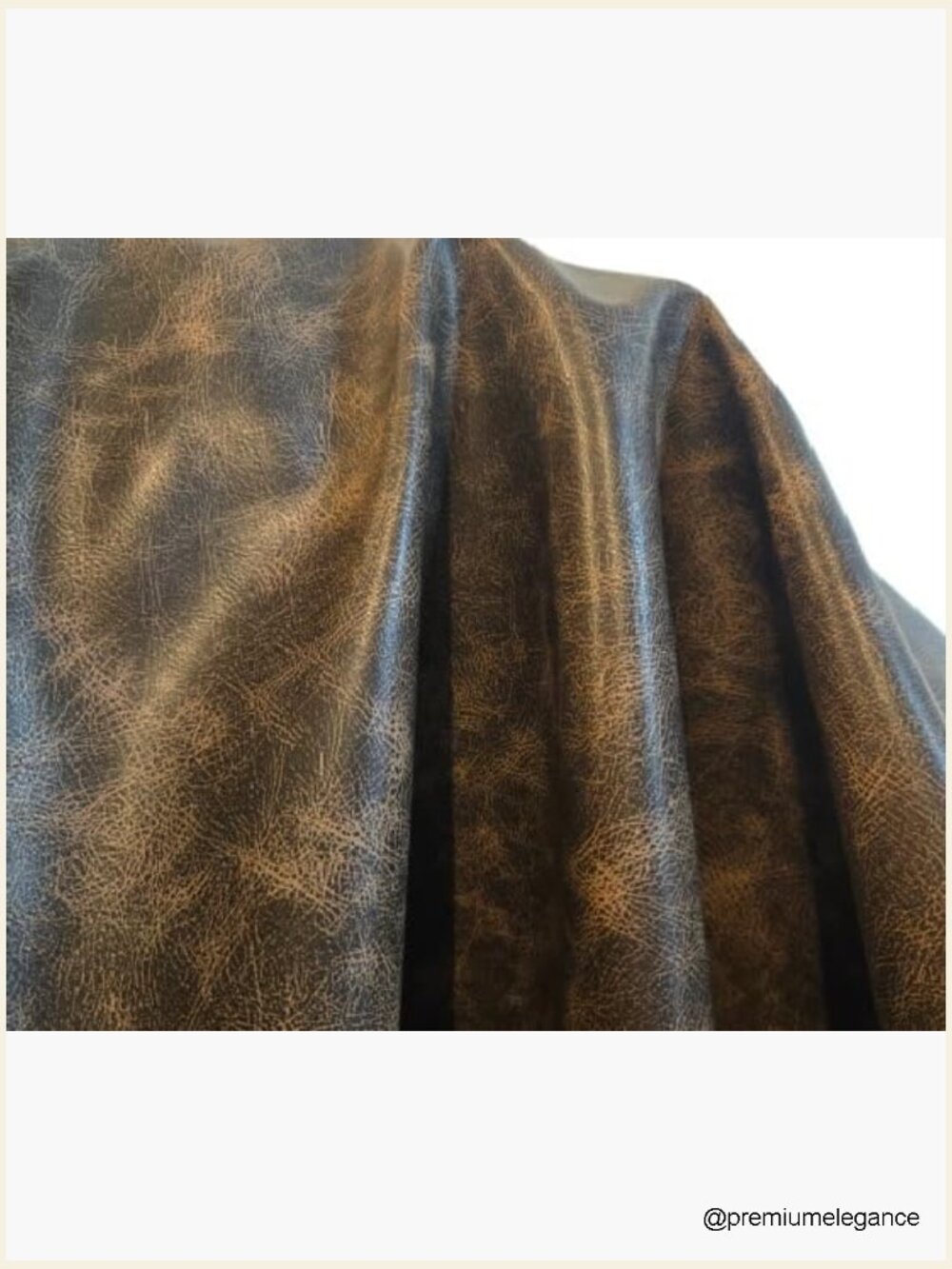 5 Yards Soft Faux Leather Fabric for Upholstery DIY Projects - Picture 1 of 7
